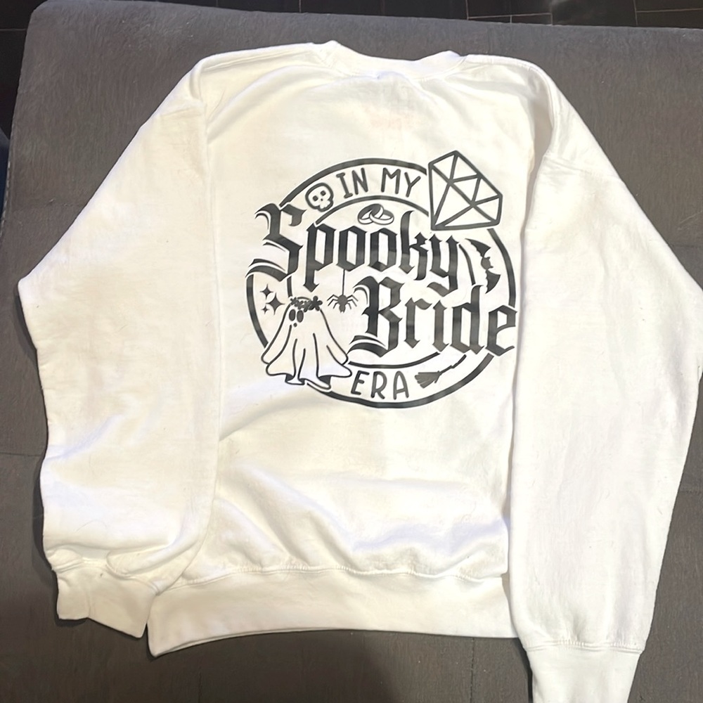 Medium Spooky Bride Era Sweatshirt
